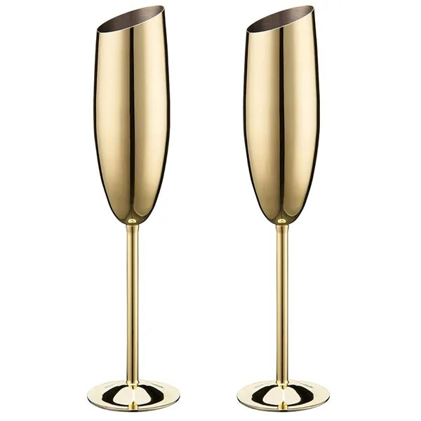 Elegant Anniversary Gift Champagne Flute