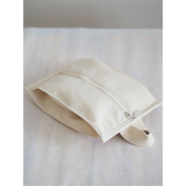 Folded Zip Pouch Canvas Bag Sewing Pattern Tote Cosmetic mak
