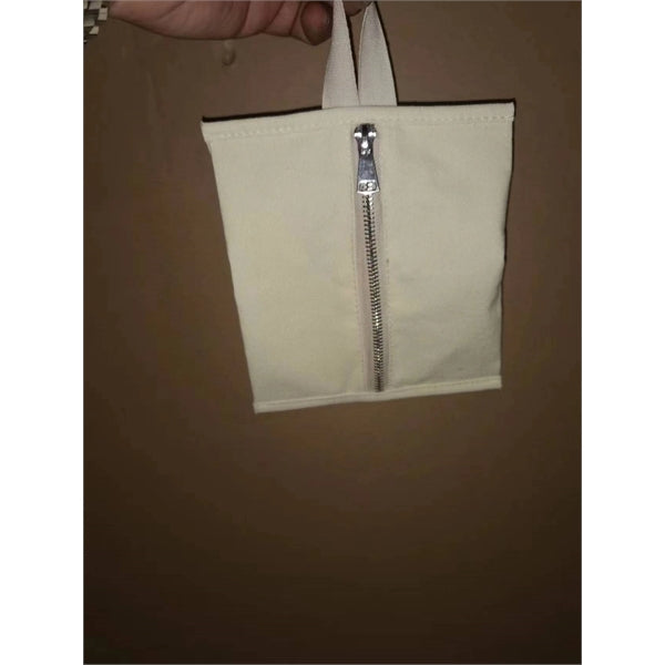 Folded Zip Pouch Canvas Bag Sewing Pattern Tote Cosmetic mak