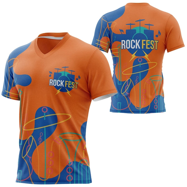 160 GSM Brushed Milk Silk Sublimation sports jersey T-shirt