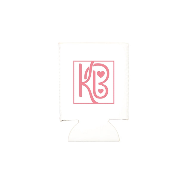 White Neoprene Flat Can Cooler