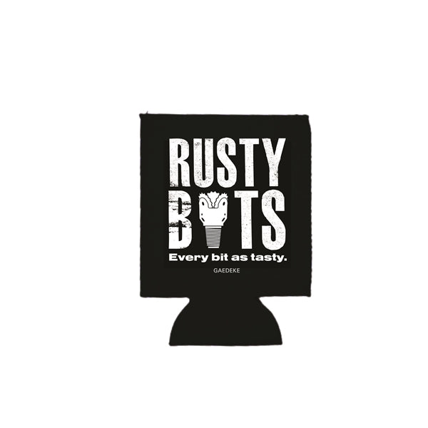 Black Neoprene Flat Can Cooler