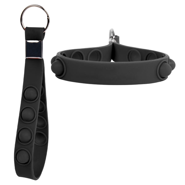 Silicone Wristband Pop Keychain