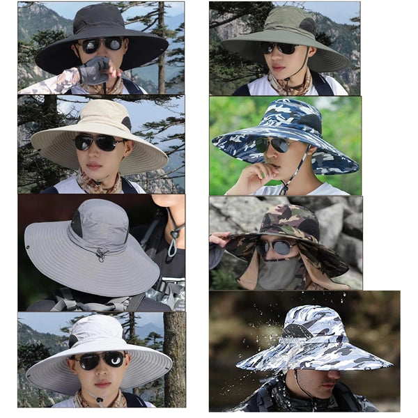 Men Wide Brim Sun Hat
