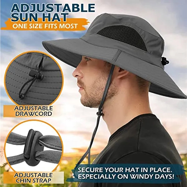 Men Wide Brim Sun Hat