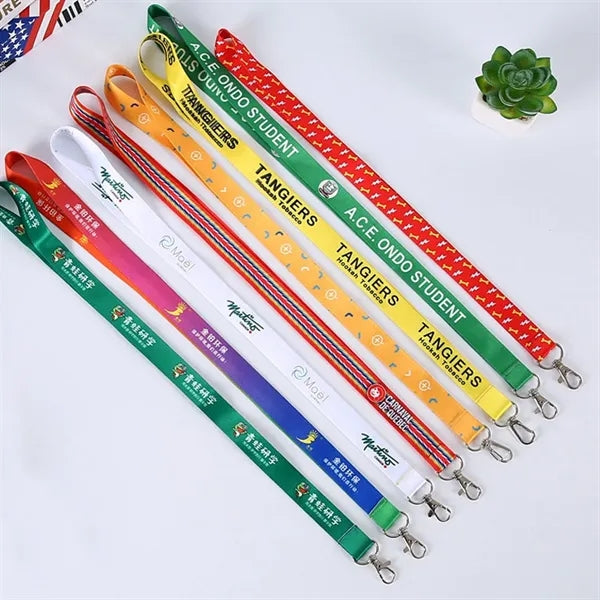 Full Color Dye Sublimated Lanyards with Hook