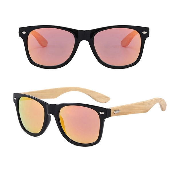 Sunglasses with Bamboo Temples