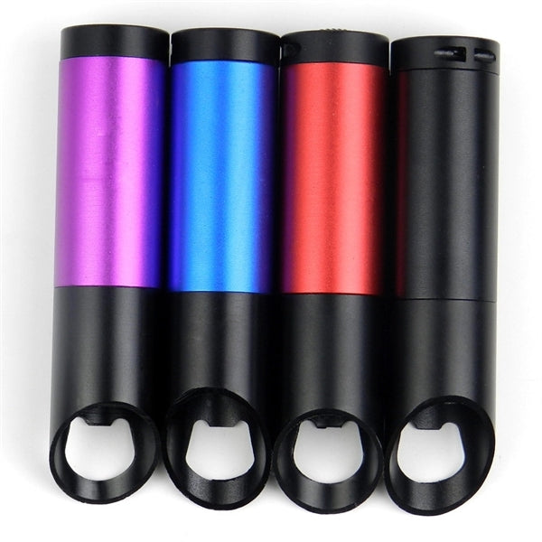 Logo Bottle Opener Mini LED Flashlight