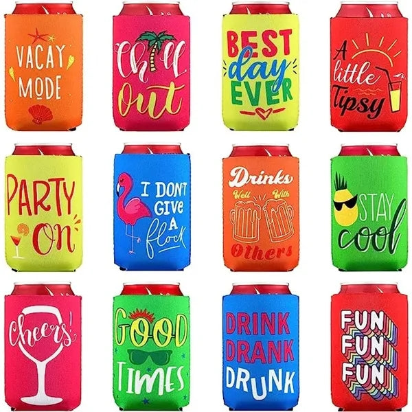 12 oz Neoprene Collapsible Can Cooler