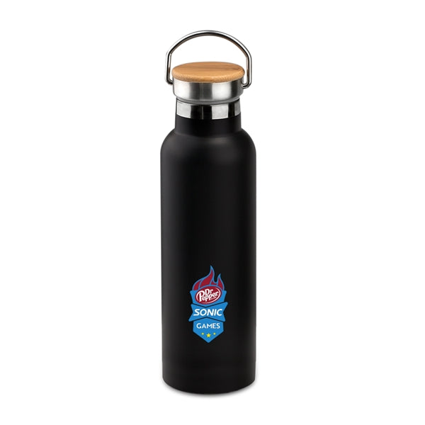 Smith 20oz Stainless Steel Bamboo Cap Water Bottle
