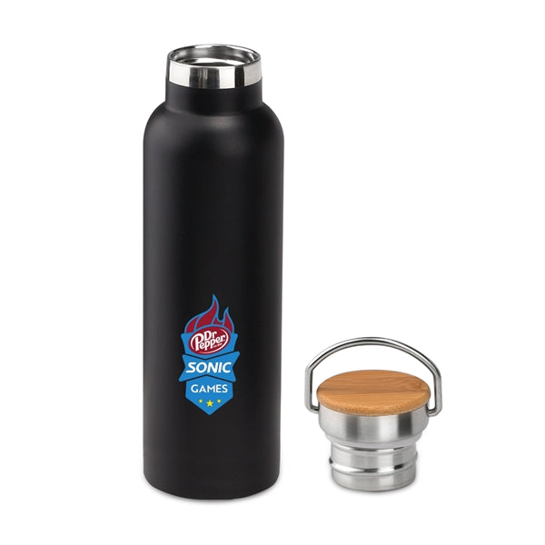 Smith 20oz Stainless Steel Bamboo Cap Water Bottle