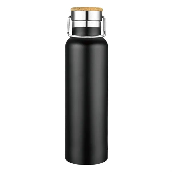 Smith 20oz Stainless Steel Bamboo Cap Water Bottle