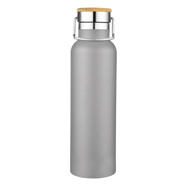 Smith 20oz Stainless Steel Bamboo Cap Water Bottle