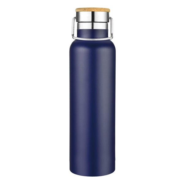 Smith 20oz Stainless Steel Bamboo Cap Water Bottle