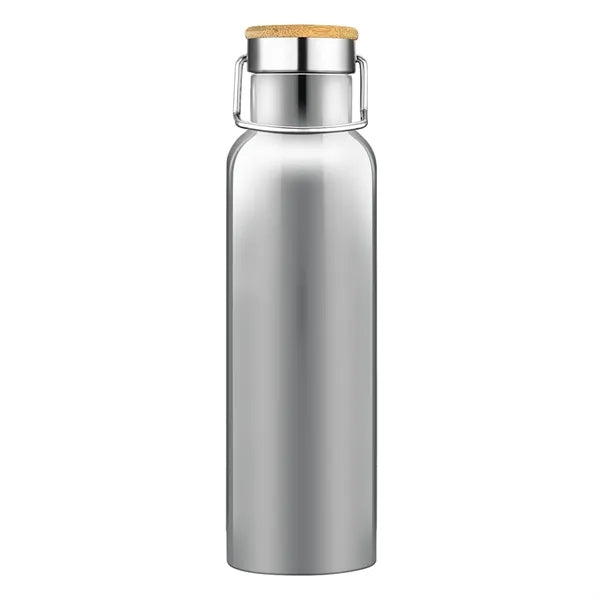 Smith 20oz Stainless Steel Bamboo Cap Water Bottle