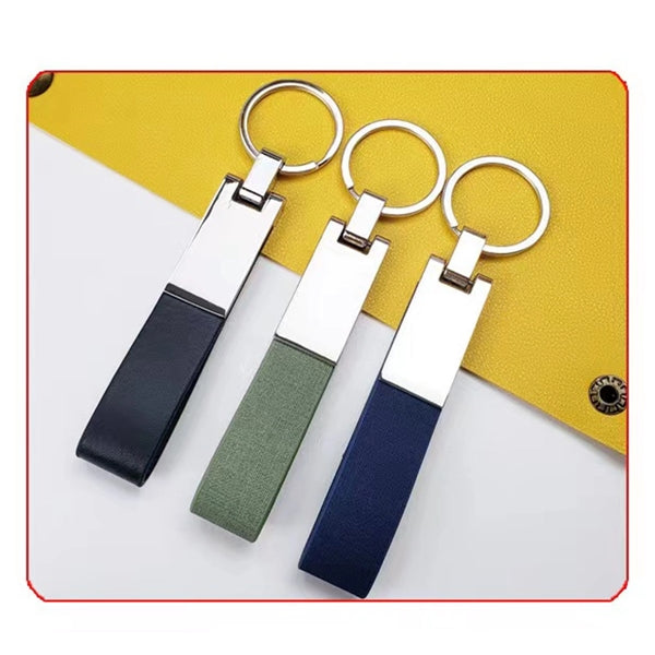 Genuine Leather Car Keychain