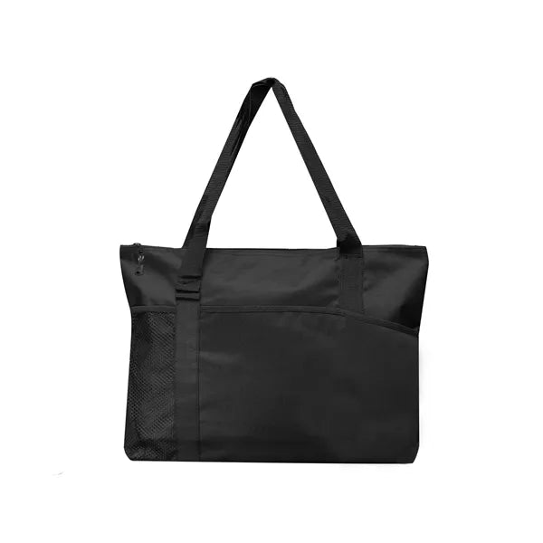 Tote Bag With Mesh and Side Pocket.