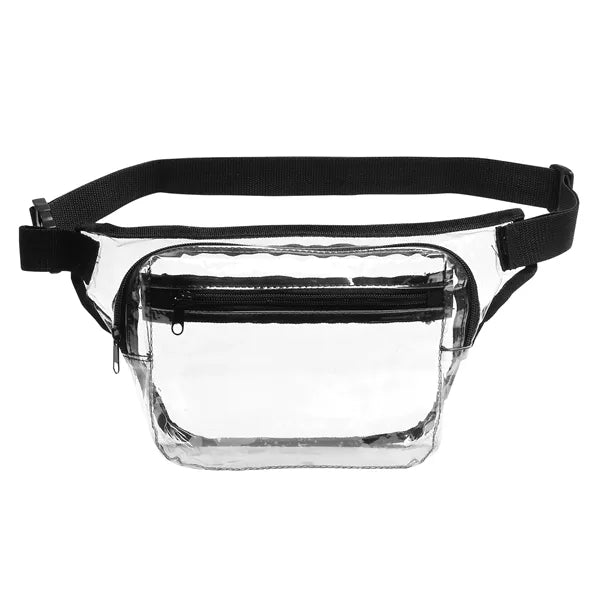 Stadium Approved Clear 2-Zipper Fanny Pack