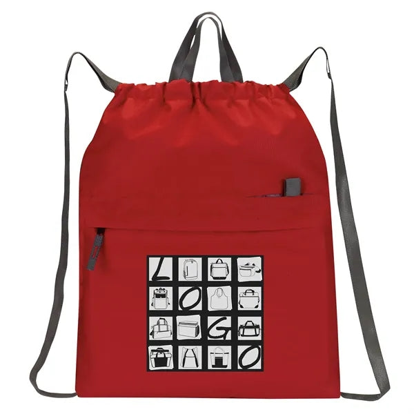 Contempo Drawstring Backpack