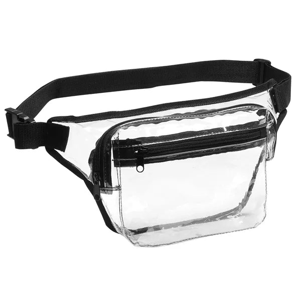 Stadium Approved Clear 2-Zipper Fanny Pack