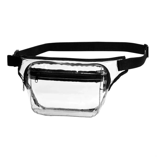 Stadium Approved Clear 2-Zipper Fanny Pack