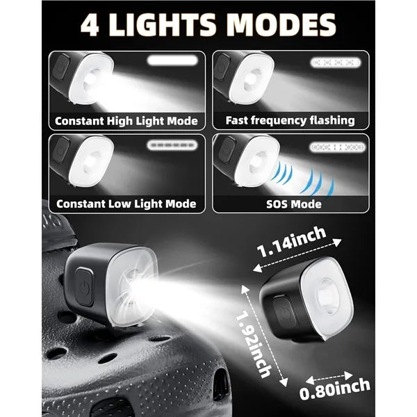 Ultra Bright Headlights For Crocs Shoes