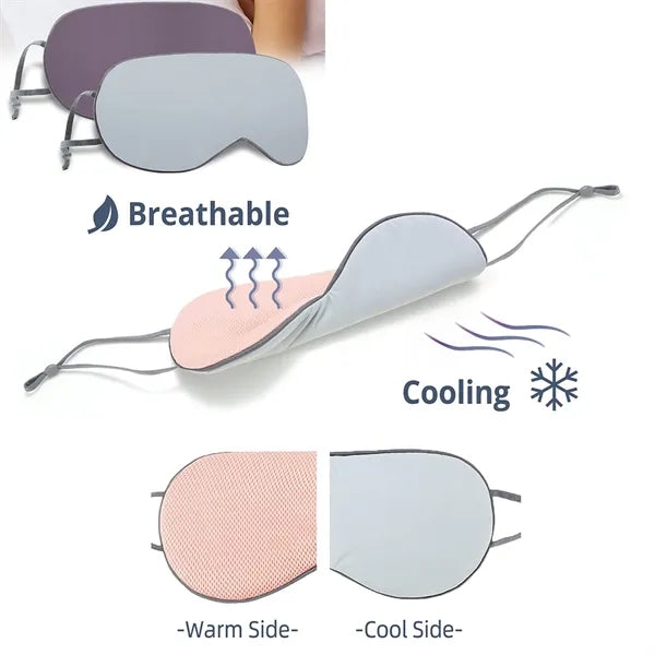 Warm, Cool Double-Sided Use Of Sleep Mask