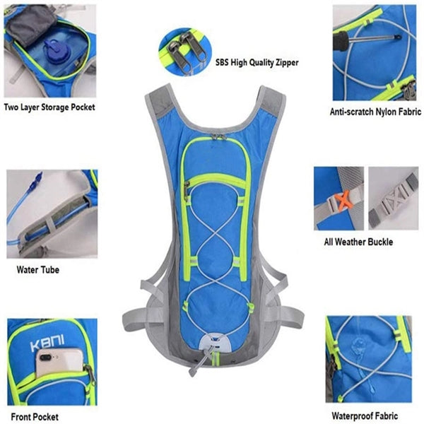Hydration Backpack for 2L Water Bladder