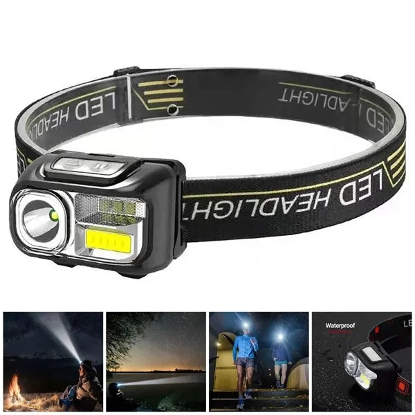 Outdoor Torch Headlight with Adjustable Headband
