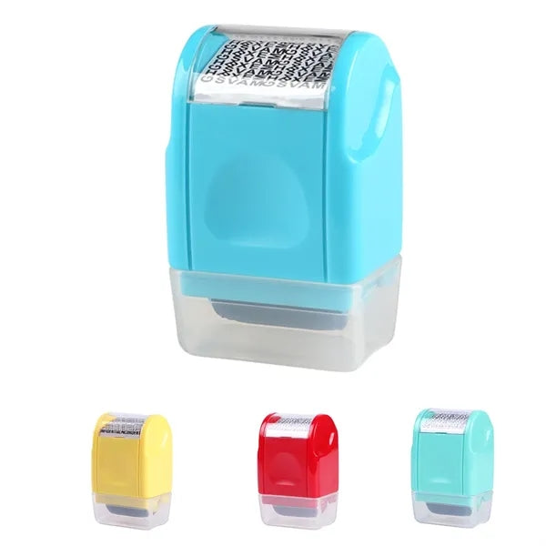 Identity Theft Protection Roller Stamp Set