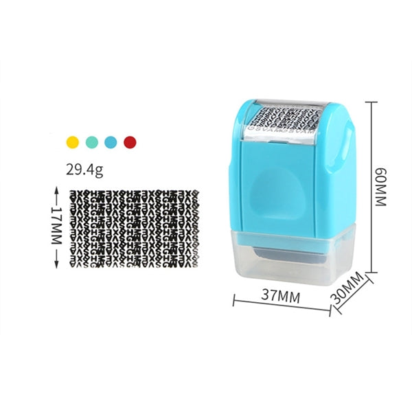 Identity Theft Protection Roller Stamp Set