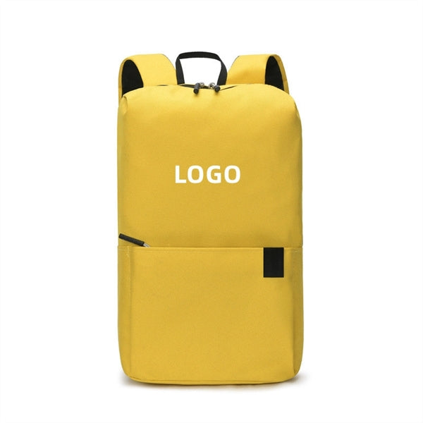 Logo Solid Outdoor Students Backpack