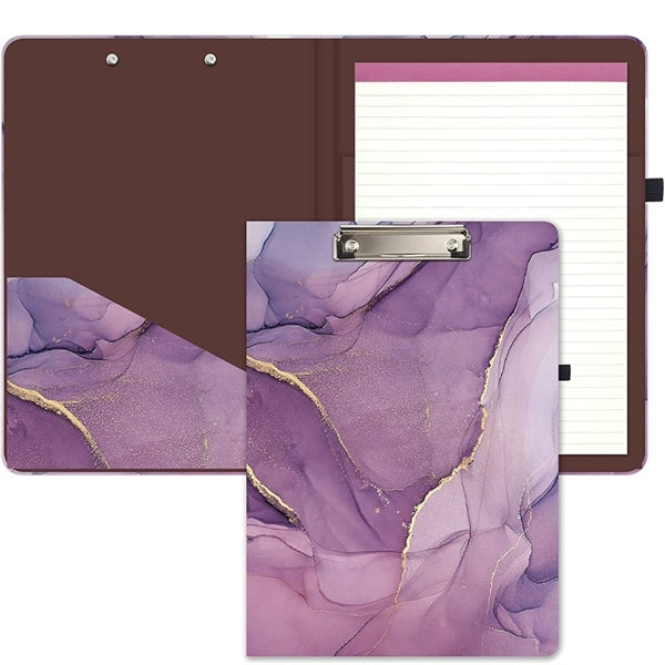 Clipboard Folio with Refillable Lined Notepad