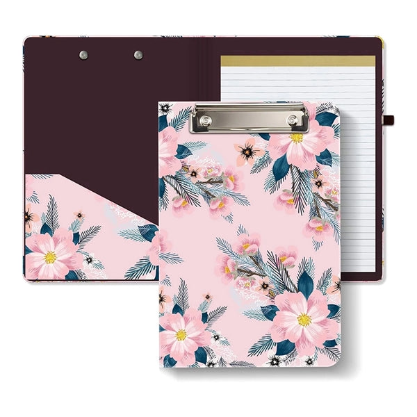 Clipboard Folio with Refillable Lined Notepad