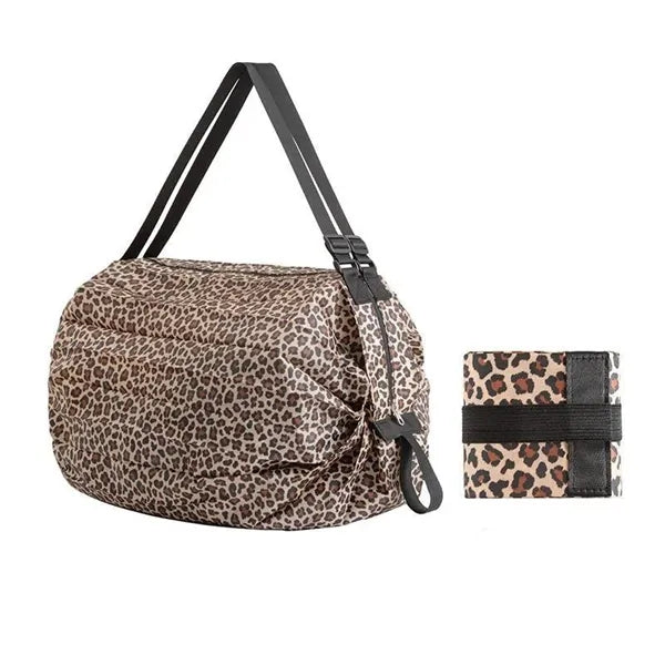 Leopard Camouflage Large Capacity Shopping Bag