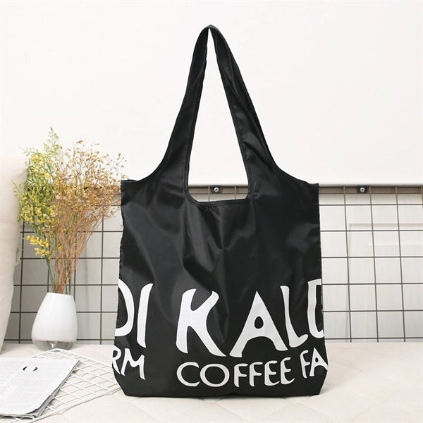 Foldable Polyester Grocery Tote Bag