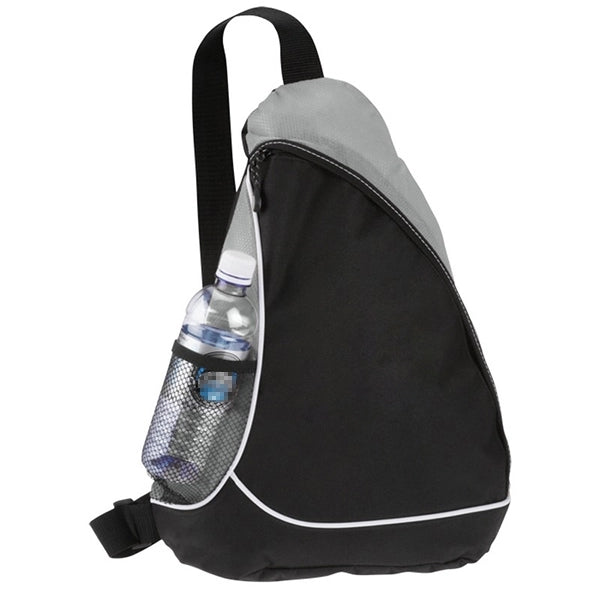 Advertising polyester sling backpack