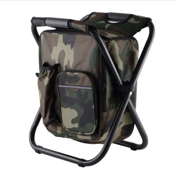Folding Chair With Cooler Bag