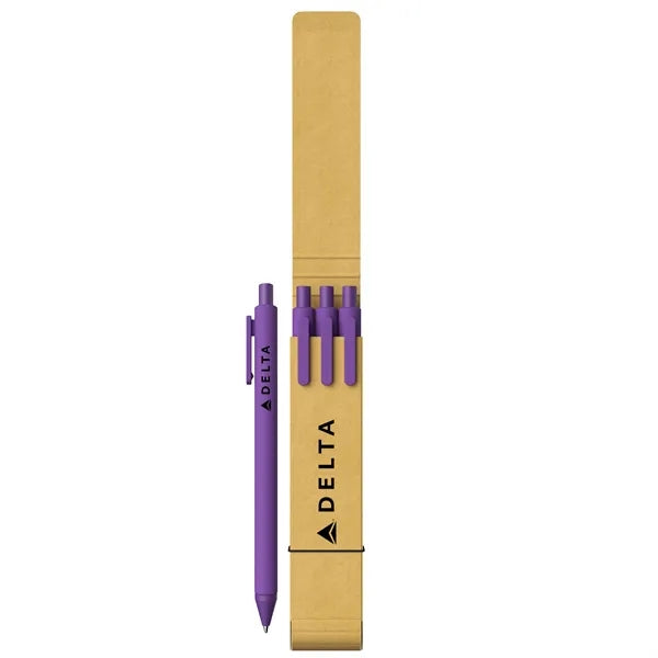 3-Piece Alix Pen Set with Recyled Case