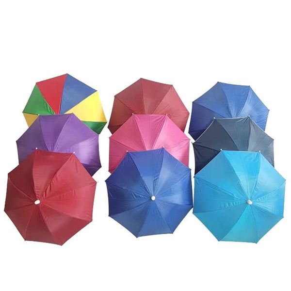 Umbrella Hats with Elastic Band