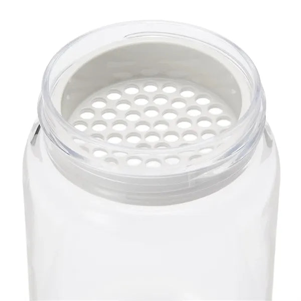 12/20/27 oz Clear Plastic Sports Water Bottle Travel Mug