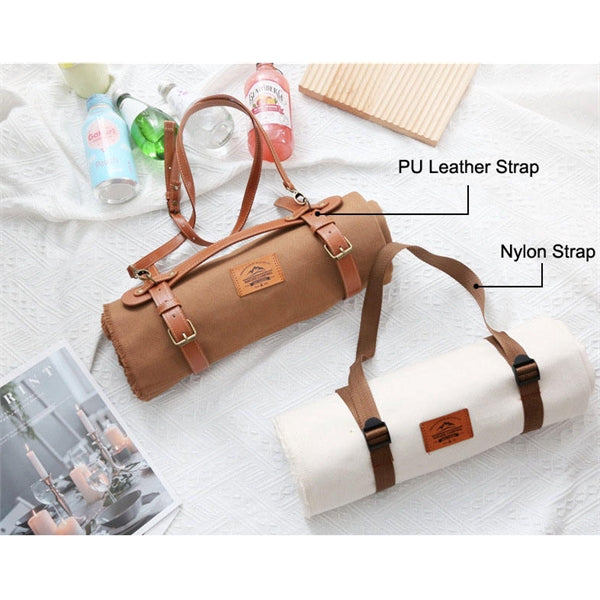 Picnic Beach Blanket Portable with Carry Strap