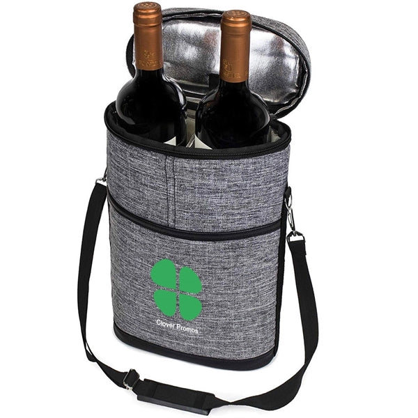 2-Bottle Wine Carrier Cooler Bag