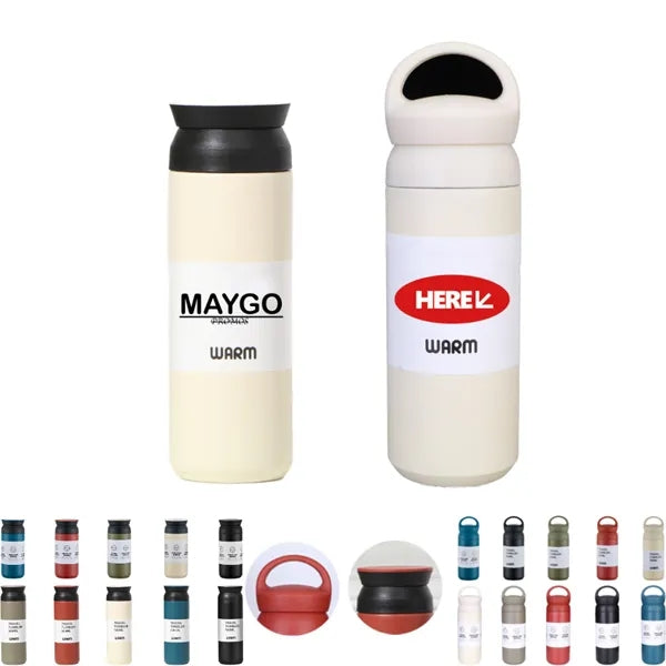 Sports Water Bottle - 12-17 Oz , Leak Proof Vacuum Insulated