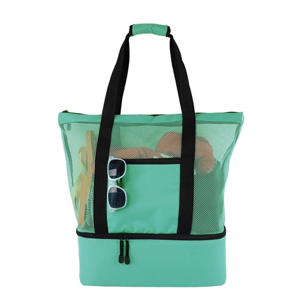 Mesh Beach Cooler Tote Bag