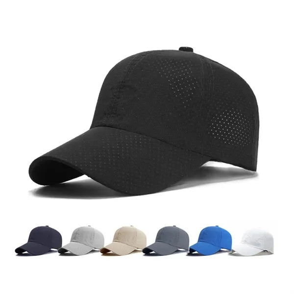 Lightweight Quick Dry Performated Cool Breathable Cap