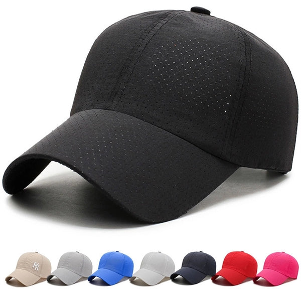 Lightweight Quick Dry Performated Cool Breathable Cap