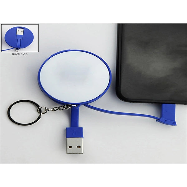 3 In 1 Charging Cable Key Ring