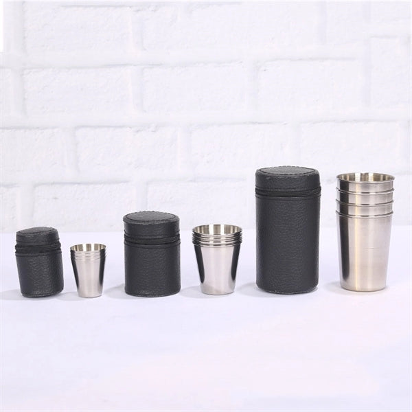Stainless Steel Wine Cup Set