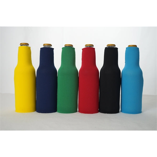 Zipper Neoprene Bottle Coolie